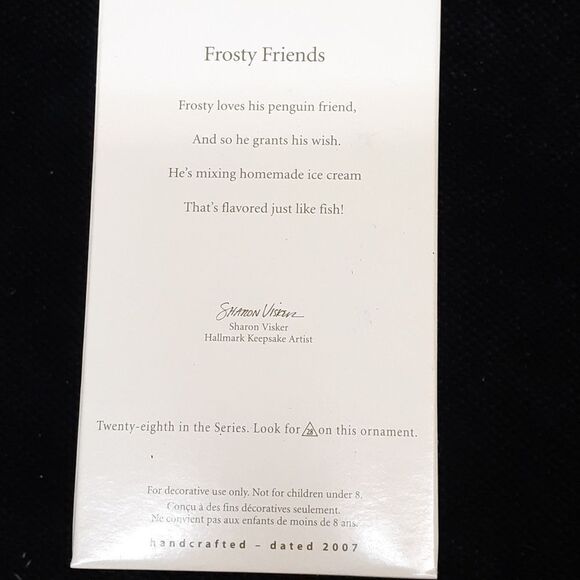 '2007 Hallmark Keepsake Frosty Friends - Picture 2 of 4